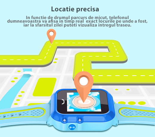 Ceas Smartwatch cu GPS pentru Copii iUni Kid27-2